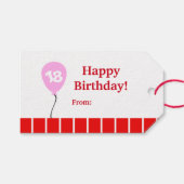 feestelijk cadeaulabel (Voorkant (Horizontaal))