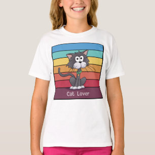 Feestelijk Cat Lover T-shirt