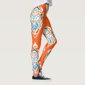 Feestelijk damast  dessin, elegant design. leggings (Rechts)