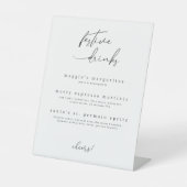 Feestelijk Drinken teken Reclamebord Met Voetstuk (Voorkant)