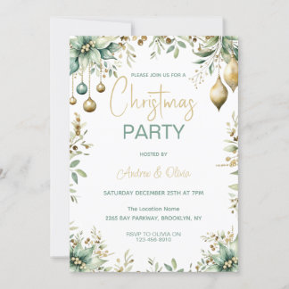 Feestelijk Elegant Ornamenten Kerstfeest Kaart