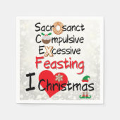 Feestelijk Feest - I LOVE Christmas Servet (Voorkant)