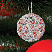 Feestelijk genot: Christmas Cookie Wonderland Foto Keramisch Ornament