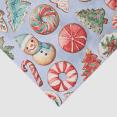 Feestelijk genot: Christmas Cookie Wonderland Tissuepapier (Detail)