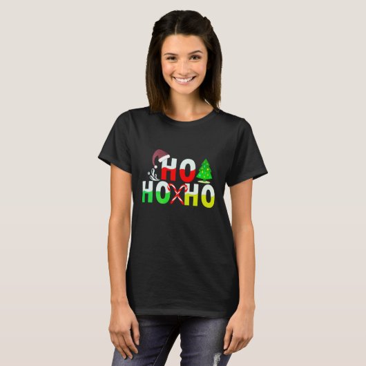 Feestelijk grappig kerstfeest t-shirt ontwerp (Voorkant volledig)
