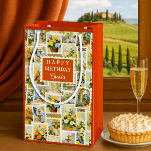 Feestelijk Italiaans patroon klein Cadeauzakje