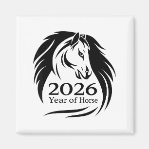 Feestelijk Jaar Van Het Vuurpaard 2026 Chinees Nie Magneet