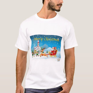 Feestelijk juichen Kerst T-shirt