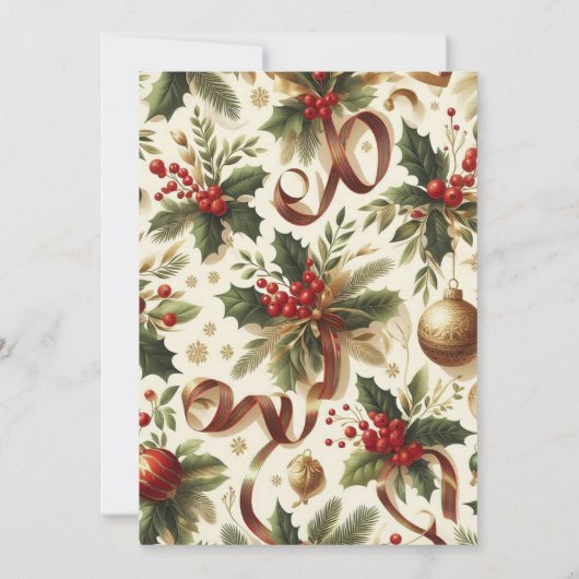 feestelijk kaart (Achterkant)