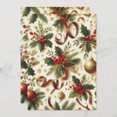 feestelijk kaart (Voorkant / Achterkant)