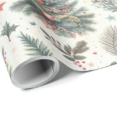 Feestelijk kerst inpakpapier (Rol Hoek)