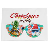 Feestelijk Kerst Juli Strand Groot Cadeauzakje (Voorkant)