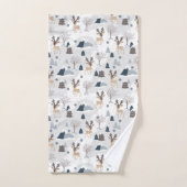 Feestelijk Kerstbos rendier Bad Handdoek (Handdoek)