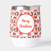 Feestelijk kerstpatroon (Links)