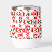 Feestelijk kerstpatroon (Achterkant)