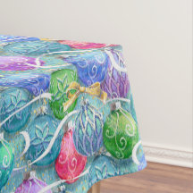 Feestelijk kersttafelkleed