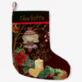 feestelijk kleine kerstsok (Voorkant)