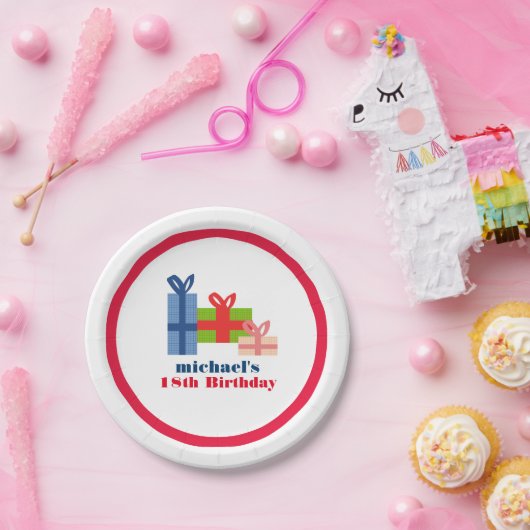 feestelijk papieren bordje (Feest)