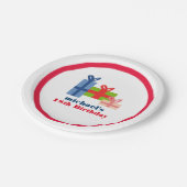 feestelijk papieren bordje (Gekanteld)