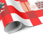 Feestelijk Plaid Wonderland Cadeaupapier (Rol Hoek)