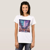Feestelijk Rockefeller Center NYC T-shirt (Voorkant volledig)