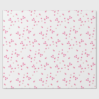 Feestelijk roze confetti-inpakpapier cadeaupapier