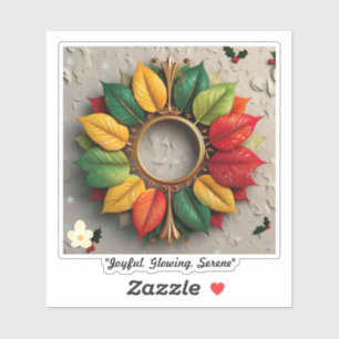 "Feestelijk seizoenswonder" Sticker