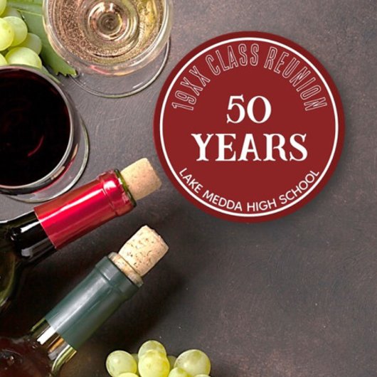 Feestelijk, Special 50th class reünie onderzetter