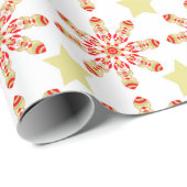 feestelijk starburstpatroon cadeaupapier (Rol Hoek)