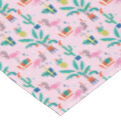 Feestelijk tropisch kerstpatroon tafelkleed (Gekanteld)