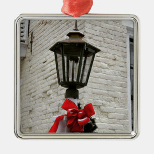 Feestelijk versierde Pella, Iowa Metalen Ornament