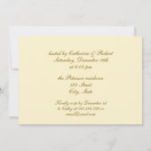 Feestelijk  Victoriaans kerstfeest Kaart (Achterkant)