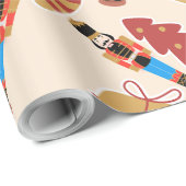 Feestelijk Whimsy Elegance Kerst Wrapping Papier (Rol Hoek)