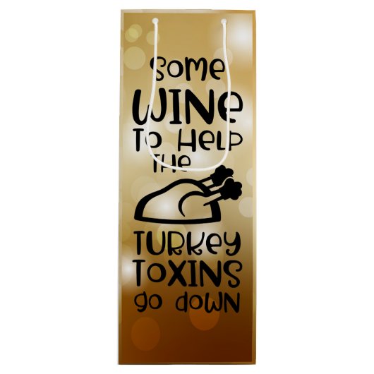 Feestelijk Wijn Tas Wijn Cadeautas (Voorkant)