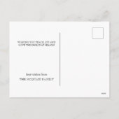 Feestelijk Zee Leeuwen Zeeen in Groeten Waterverf Feestdagenkaart (Achterkant)