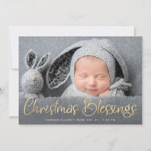 feestelijke aankondiging voor goudlettering (Voorkant)