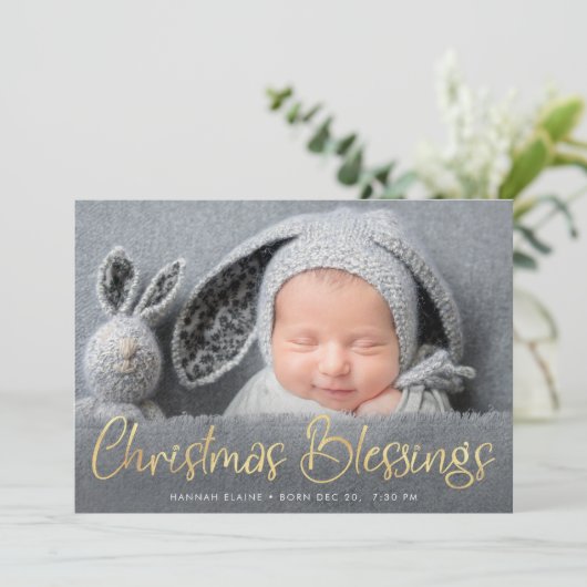 feestelijke aankondiging voor goudlettering (Staand voorkant)