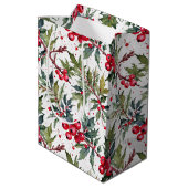 Feestelijke aankopen van Holly Botanical Medium Cadeauzakje (Achterkant Gekanteld)