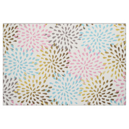 Feestelijke abstracte sterburst patroon pastel kle stof