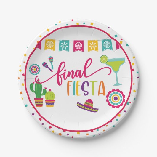 Feestelijke afscheidsfeest bord - WH (Voorkant)