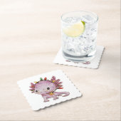 feestelijke axolotl kartonnen onderzetters (Insitu)
