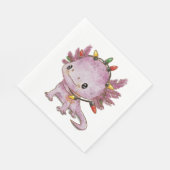 feestelijke axolotl servet (Hoek)