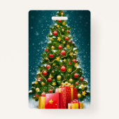 Feestelijke Badge Design Sale: Vier Kerstmis (Achterkant)