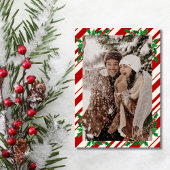 Feestelijke Bessen en Groene Takken Prettig Kerstm Feestdagenkaart