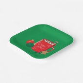 Feestelijke cacao Mok Green Holiday Paper Bord (Gebogen)