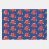 Feestelijke cacao Mok Patroon Wrapping Paper Sheet (Voorkant 3)