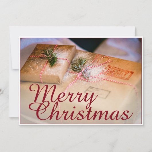 Feestelijke cadeaus als kerstmotief (Voorkant)