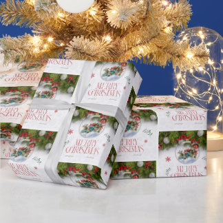 Feestelijke Cadeauverpakking Elegante Vakantie Cadeaupapier