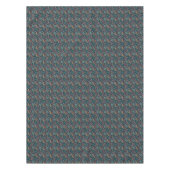 Feestelijke Candy Cane en Holly Pattern Tafelkleed (Voorkant)