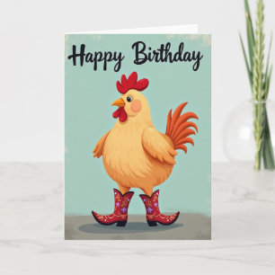 Feestelijke Cartoon Vogelkaart Kaart
